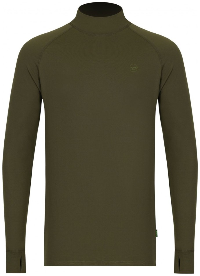 Termo Tričko Korda Mock Neck Thermal LS Shirt Dark Olive