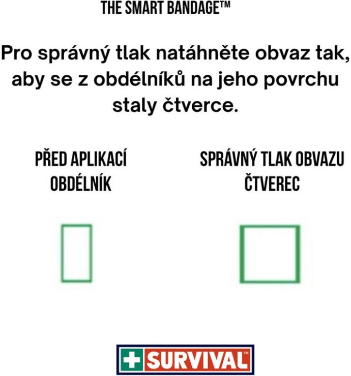 Tlačni zavoj Survival Smart Bandage