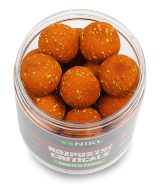 Topiva Boilies Nikl Criticals Chilli & Peach 250ml