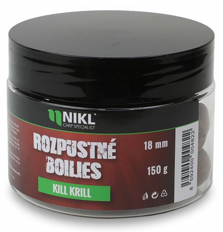 Topiva Boilies Nikl Kill Krill 150gr