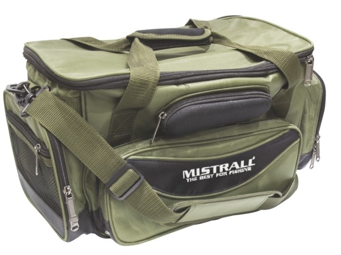 Torba Mistrall s Čvrstim Dnom Zelena 48x25x24cm