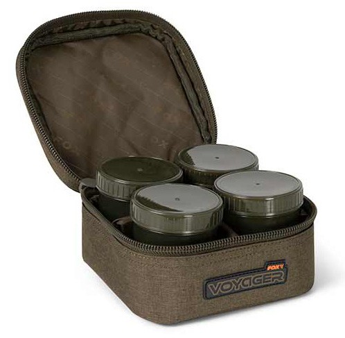 Torba s posudama Fox Voyager 6 Pot Hookbait Case