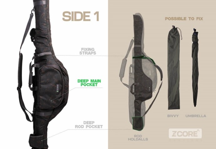 Torba za štapove ZFish Z-CORE Elite Carp Holdall 2 Rods