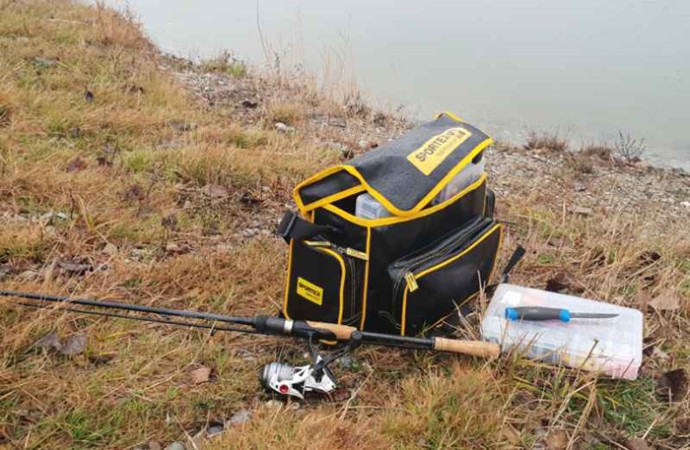 Torba za varaličarenje Sportex crna 50x26x15cm