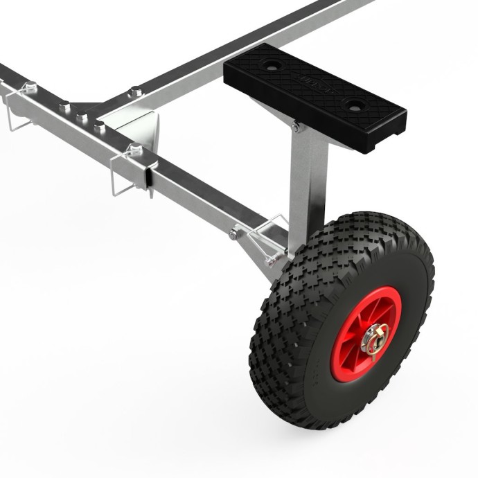 Transportna kolica Kolibri Suprod TR260-B-LU Crno/Crvena