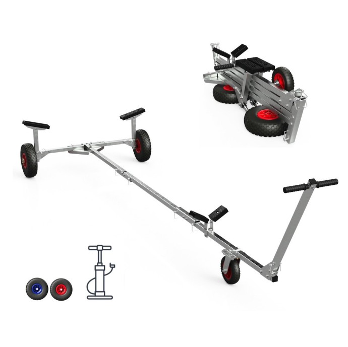Transportna kolica Kolibri Suprod TR260-L-LU Crno/Plava