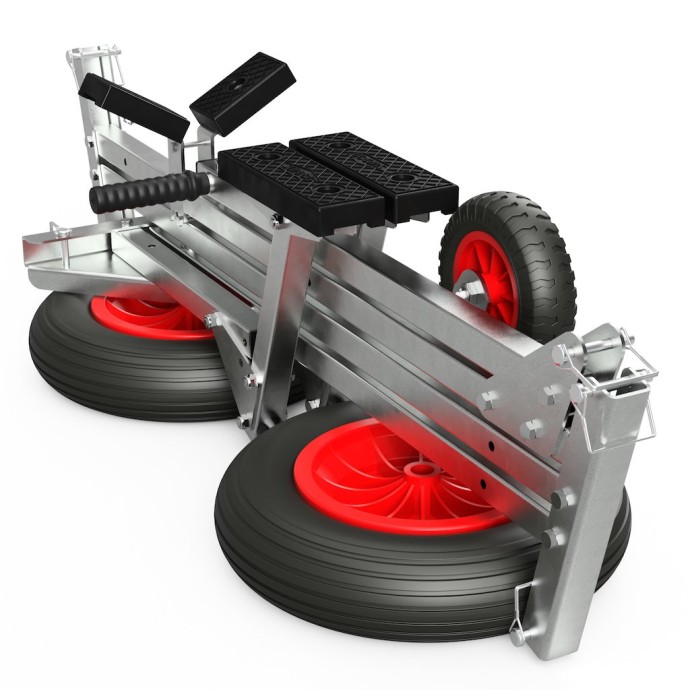 Transportna kolica Kolibri Suprod TR350-L-LU Crno/Crvena