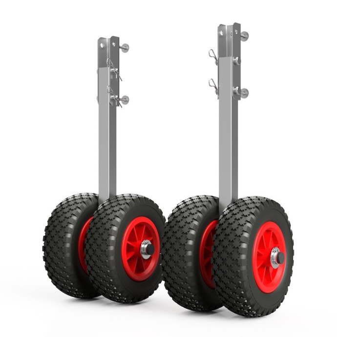 Transportni Kotači Kolibri Suprod EW200 Crno/Crveni