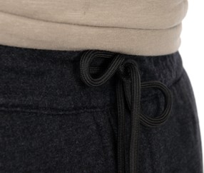 Trenirka Fox Collection Black/Orange Sherpa Joggers
