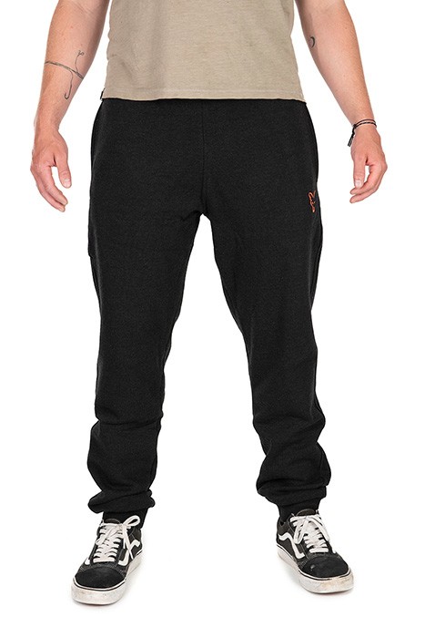 Trenirka Fox Collection Joggers Black & Orange