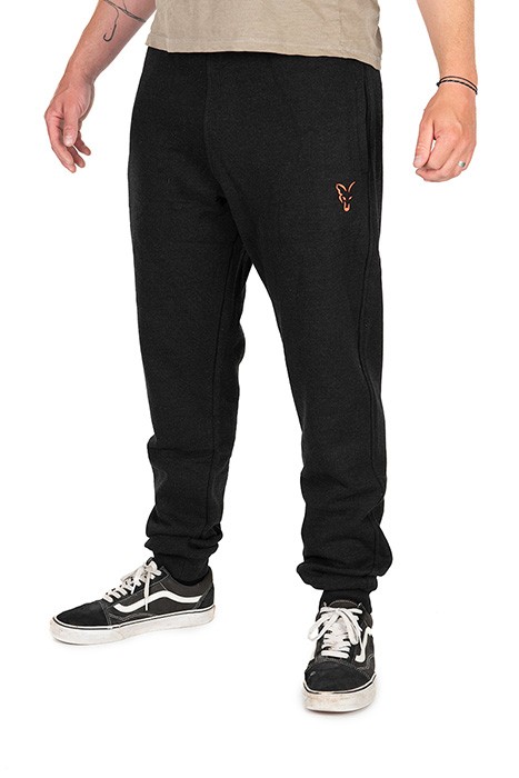 Trenirka Fox Collection Joggers Black & Orange