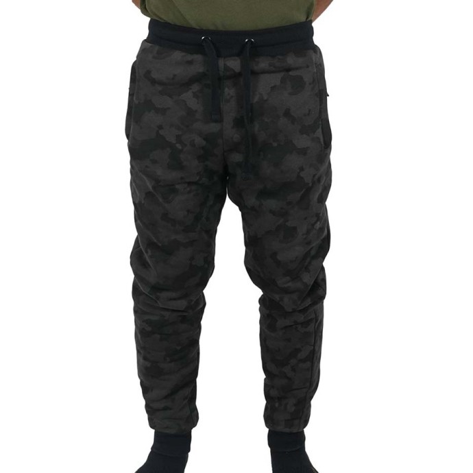 Trenirka Mikbaits Black Camou Jogger Sherpa