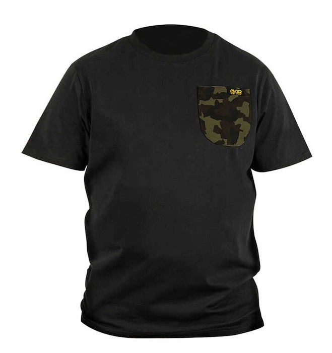 Tričko Avid Carp Cargo T-Shirt Crna Veličina M