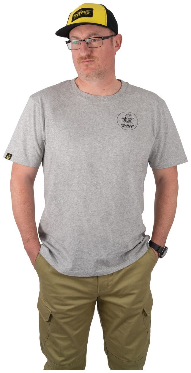 Tričko Black Cat Grey Marl T-Shirt