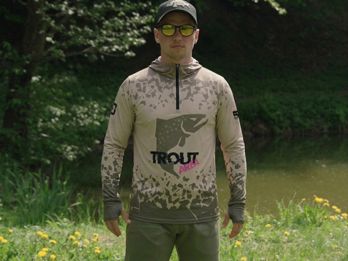 Tričko Delphin s Kapucí UV ARMOR 50+ Trout