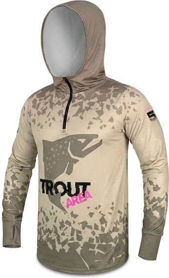 Tričko Delphin s Kapucňou UV ARMOR 50+ Trout