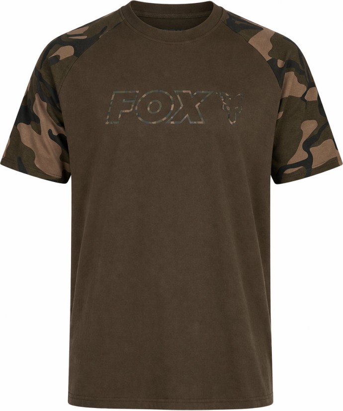 Tričko Fox Khaki/Camo Outline T-Shirt