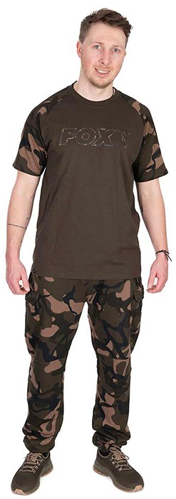 Tričko Fox Khaki/Camo Outline T-Shirt