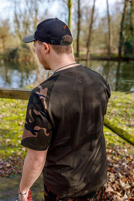 Tričko Fox Khaki/Camo Outline T-Shirt