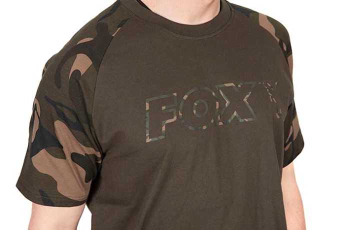 Tričko Fox Khaki/Camo Outline T-Shirt