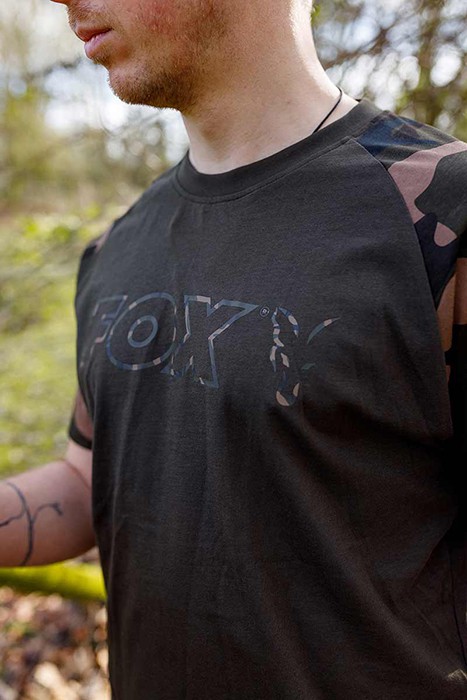 Tričko Fox Khaki/Camo Outline T-Shirt