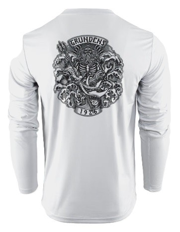 Tričko Grundéns Aegir LS Tech Tee Grey Mist