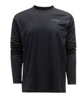 Tričko Grundéns Bass Popper LS Tech Tee Black