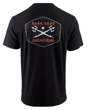 Tričko Grundéns Dark Seas X Grundéns Deploy SS T-Shirt Black