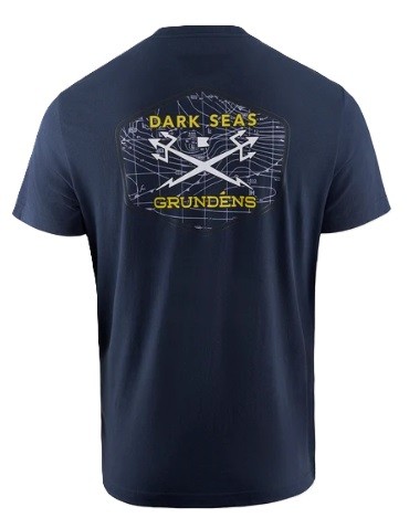 Tričko Grundéns Dark Seas X Grundéns Deploy SS T-Shirt Dark Navy
