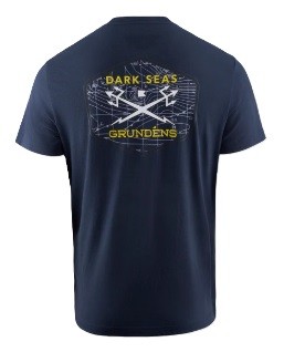 Tričko Grundéns Dark Seas X Grundéns Deploy SS T-Shirt Dark Navy
