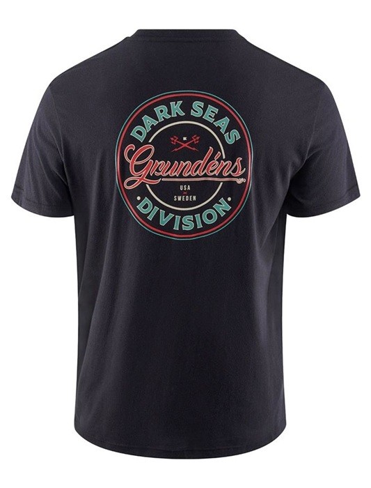 Tričko Grundéns Dark Seas X Grundens Instinctive SS T-Shirt  Black