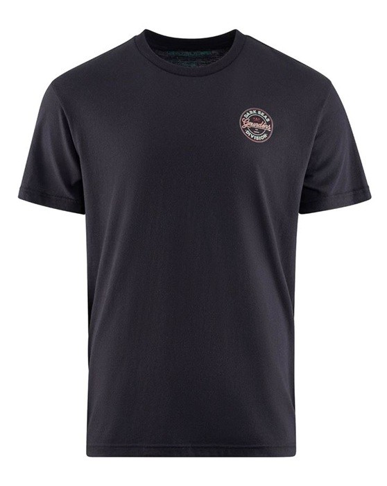 Tričko Grundéns Dark Seas X Grundens Instinctive SS T-Shirt Crno