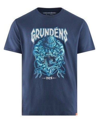 Tričko Grundéns Njord SS T-Shirt Dark Navy