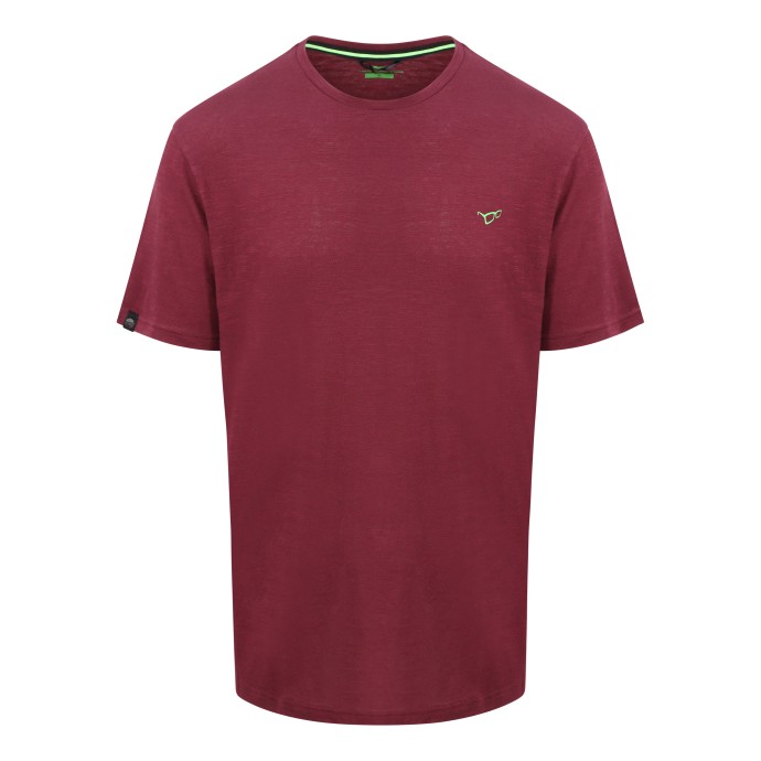 Tričko Korda Loyal Tee Burgundac