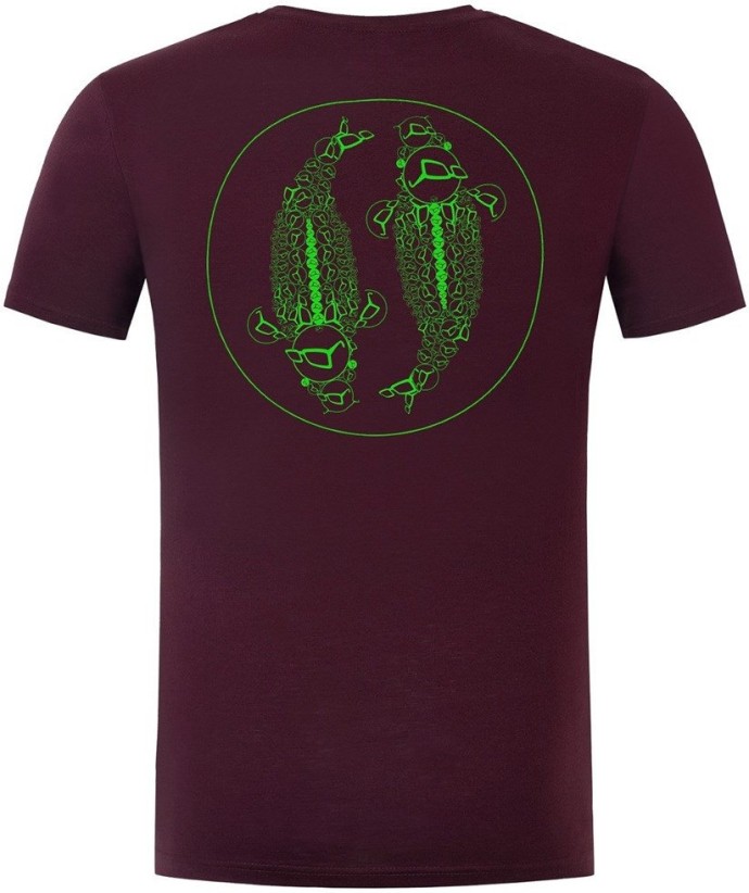 Tričko Korda Mandala Tee Burgundska