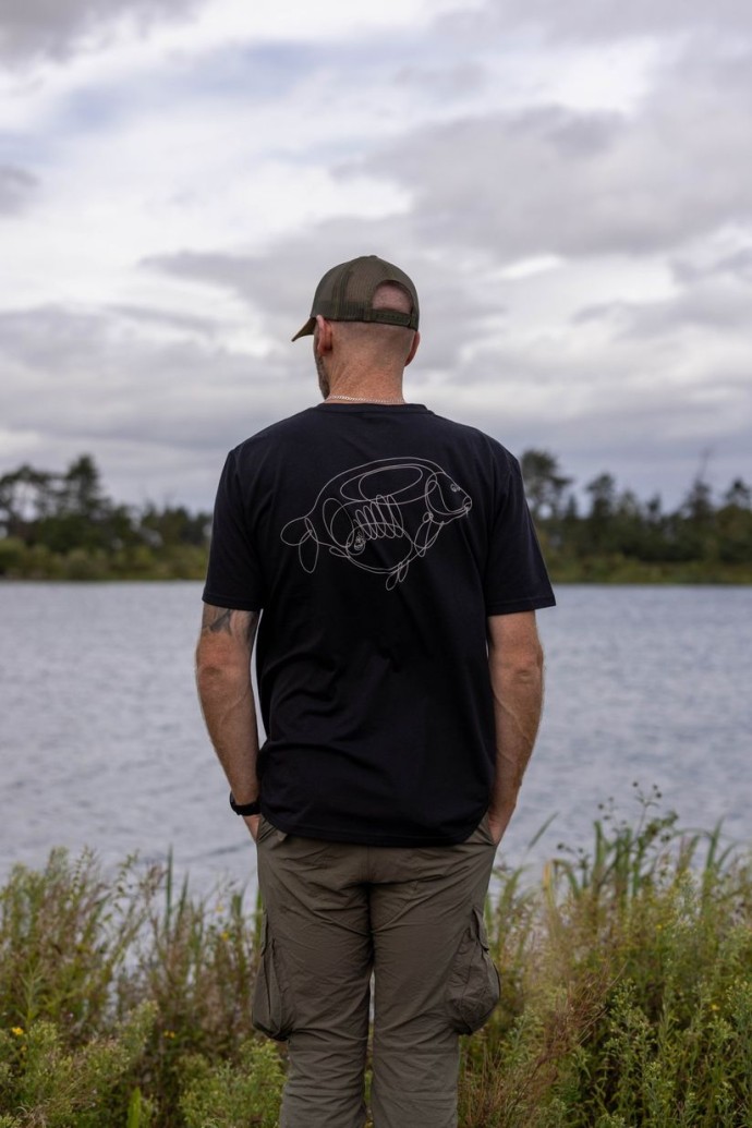 Tričko Korda One Liner Tee Black