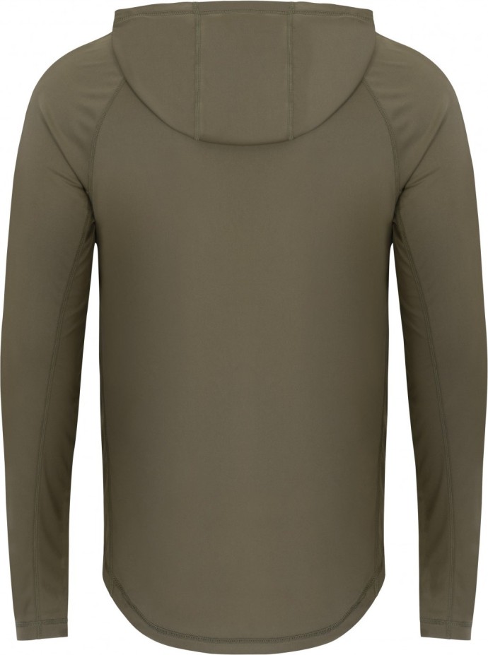 Tričko Korda UPF Hooded Top Dark Khaki