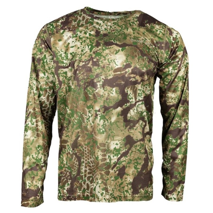 Tričko Kryptek Hyperion LS Crew Obskura Transitional