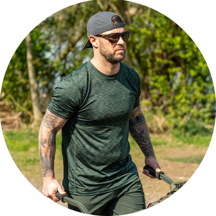 Tričko RidgeMonkey APEarel CoolTech Camo Edition T-Shirt
