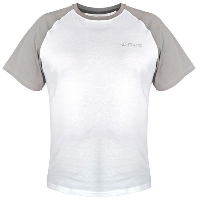 Tričko Shimano Short Sleeve T-Shirt White