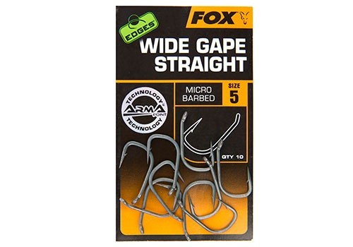 Udica Fox Edges Wide Gape Straight s Protihrotom 10kom