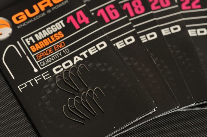 Udica Guru F1 Maggot Hook (Barbless/Spade End)