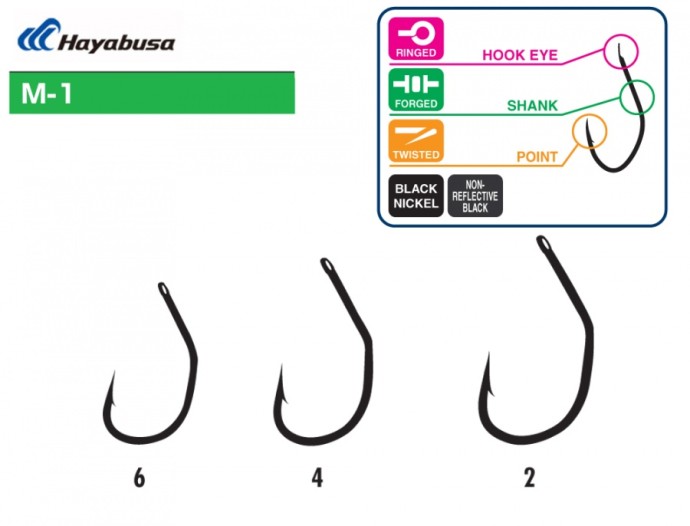 Udica Hayabusa Hooks Model M1 10kom