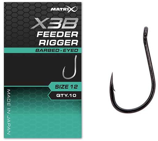 Udica Matrix X3B Feeder Rigger Barbed - Eyed