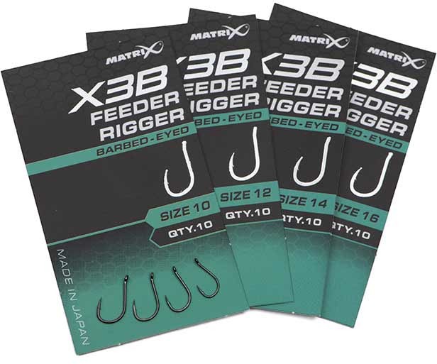 Udica Matrix X3B Feeder Rigger Barbed - Eyed