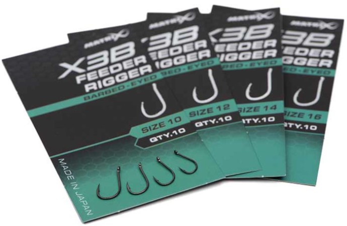 Udica Matrix X3B Feeder Rigger Barbed - Eyed
