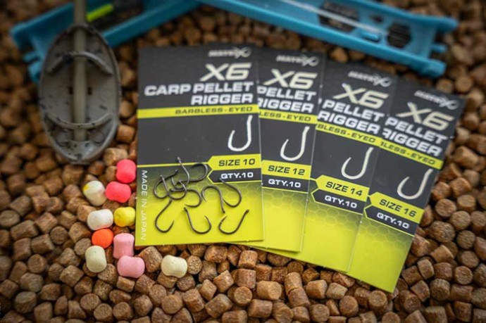 Udica Matrix X6 Carp Pellet Rigger Barbless - Eyed