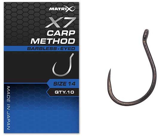 Udica Matrix X7 Carp Method Barbless - Eyed