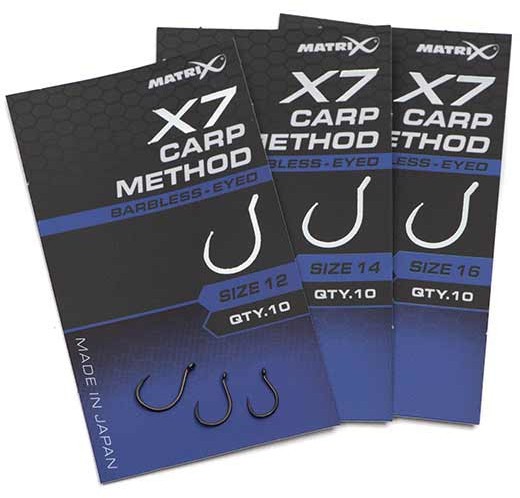 Udica Matrix X7 Carp Method Barbless - Eyed