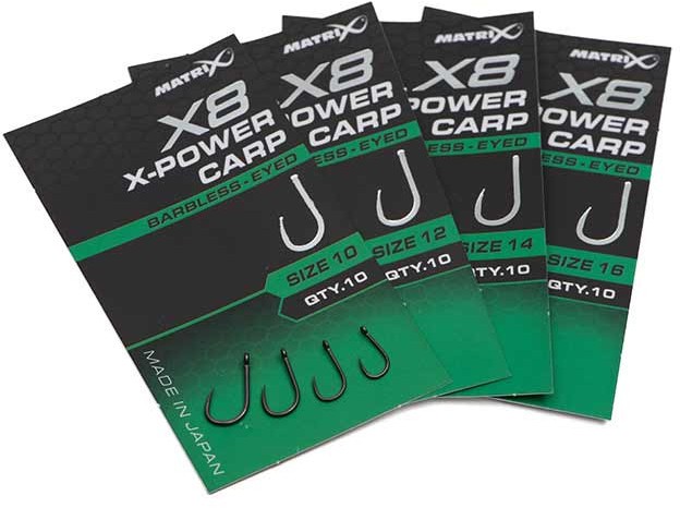 Udica Matrix X8 X-Power Carp Barbless - Eyed